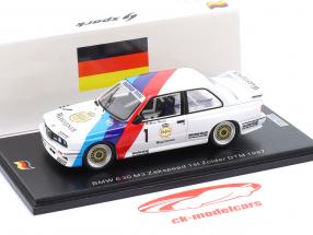 BMW M3 (E30) #1 Winner Zolder DTM 1987 Marc Hessel 1:43 Spark