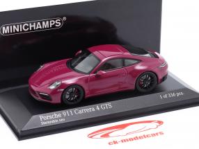 Porsche 911 (992) Carrera 4 GTS 2021 sternrubin neo 1:43 Minichamps