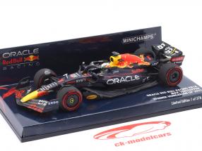 M. Verstappen Red Bull RB18 #1 Winner Hungary GP Formula 1 World Champion 2022 1:43 Minichamps