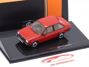 Volkswagen VW Derby MK II Anno di costruzione 1981 rosso 1:43 Ixo