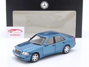 Mercedes-Benz C-Klasse (W202) Anno di costruzione 1997-2000 blu acquamarina 1:18 Norev