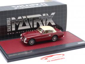 Aston Martin DB2/4 FHC Notchback Ano de construção 1956 marrom / branco 1:43 Matrix