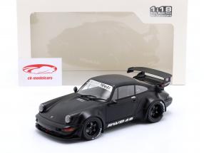 Porsche 911 (964) RWB Rauh-Welt Darth Vader 2016 kedelig sort 1:18 Solido