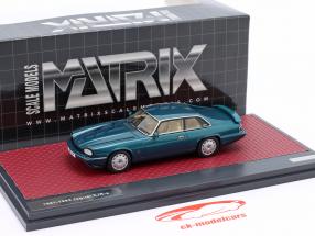 Jaguar XJR-s year 1991-1993 blue metallic 1:43 Matrix