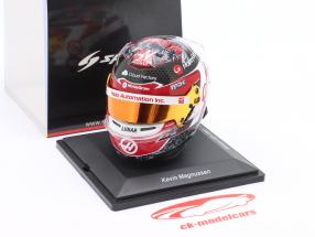 Kevin Magnussen MoneyGram Haas #20 Monaco GP fórmula 1 2023 casco 1:5 Spark