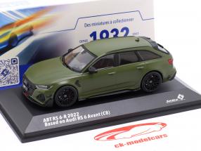 Audi RS6-R Avant C8 Byggeår 2022 olivengrøn 1:43 Solido