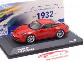 Porsche 911 (992) GT3 Touring year 2023 red 1:43 Solido