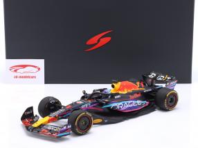 M. Verstappen Red Bull RB19 #1 winnaar Miami GP formule 1 Wereldkampioen 2023 1:18 Spark