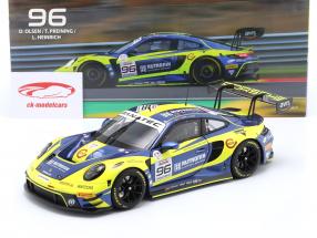 Porsche 911 (992) GT3 R #96 5-е место 24h Spa 2023 Rutronik Racing 1:18 Minichamps