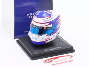 Logan Sargeant #2 Williams Racing Formula 1 2024 helmet 1:5 Spark