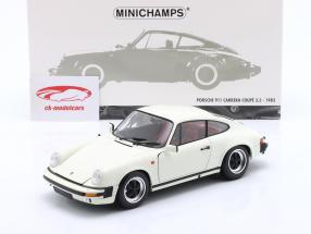 Porsche 911 Carrera Coupe 3.2 Anno di costruzione 1983 bianco 1:18 Minichamps