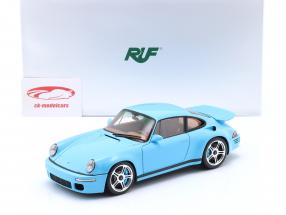 Porsche RUF CTR Anniversary Bouwjaar 2017 Beiers hemelsblauw 1:18 Almost Real