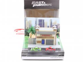 Dom Toretto's 咖啡店 Fast & Furious Diorama-Set Jada Toys