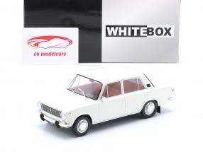 Fiat 124 Ano de construção 1970 branco 1:24 WhiteBox