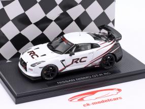 Nissan Nismo GT-R RC 建造年份 2010 白色的 / 黑色的 1:43 Ebbro