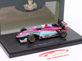 Yuhi Sekiguchi Toyota F308 #50 公式 3 冠军 日本 2011 1:43 Ebbro