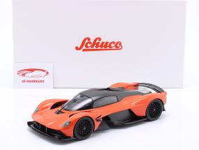 Aston Martin Valkyrie ano de construção 2021 cosmos laranja 1:18 Schuco