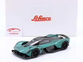 Aston Martin Valkyrie Byggeår 2021 grøn metallisk 1:18 Schuco