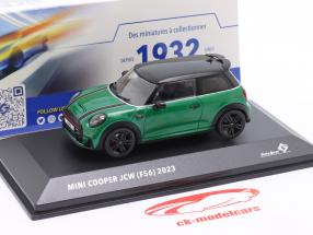 Mini Cooper John Works Année de construction 2023 british racing vert 1:43 Solido