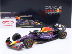 M. Verstappen Red Bull RB19 #1 勝者 Las Vegas GP 式 1 世界チャンピオン 2023 1:18 Minichamps