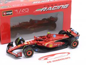 Carlos Sainz jr. Ferrari SF-24 #55 5ème Imola GP formule 1 2024 1:43 Bburago