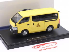 Nissan NV350 Caravan スクールバス 建設年 2012 黄色 1:43 Ebbro