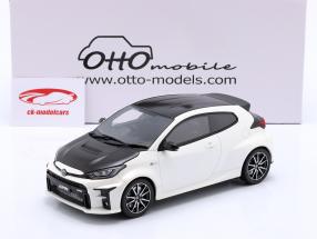 Toyota Yaris GRMN Package year 2022 pearl white 1:18 OttOmobile