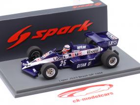 Francois Hesnault Ligier JS23 #25 Brasilien GP formel 1 1984 1:43 Spark