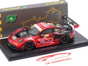 Limit #009/ Porsche 911 (992) GT3 R #99 6º FIA GT World Cup Macau 2023 Vanthoor 1:43 Spark
