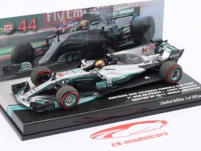L. Hamilton Mercedes F1 W08 #44 墨西哥 GP 公式 1 世界冠军 2017 1:43 Minichamps