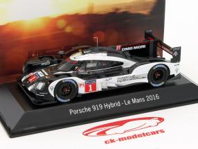 Porsche 919 Hybrid #1 24h LeMans 2016 Dirty Version Signature Edition 1:43 Spark