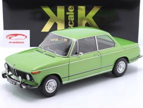 BMW L2002 tii Serie 2 Byggeår 1974 grøn metallisk 1:12 KK-Scale
