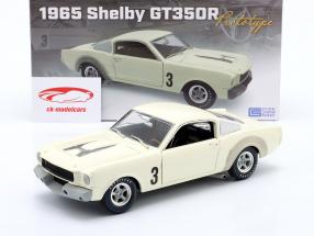 Shelby GT350R Prototype year 1965 white 1:18 GMP