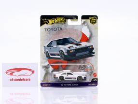 Toyota Supra year 1982 white 1:64 HotWheels