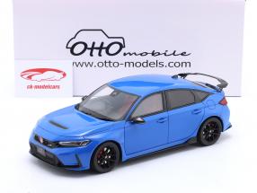 Honda Civic Type R anno di costruzione 2022 blu perla 1:18 OttOmobile