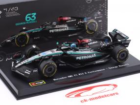 George Russell Mercedes-AMG F1 W15 E #63 britannico GP formula 1 2024 1:43 Bburago