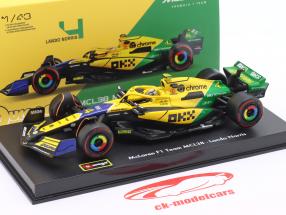 Lando Norris McLaren MCL38 #4 4° Monaco GP formula 1 2024 1:43 Bburago