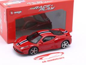 Ferrari 458 Speciale rosso / blu / bianco 1:43 Bburago