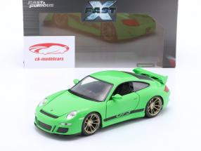 Porsche 911 (997) GT3 Movie Fast X (Fast & Furious 10) green 1:24 Jada Toys