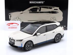 BMW iX (I20) Año de construcción 2022 blanco metálico 1:18 Minichamps