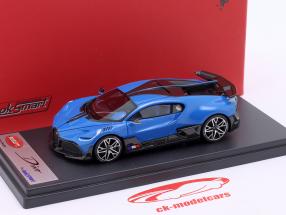 Bugatti Divo Año de construcción 2018 French Racing azul 1:43 LookSmart