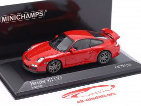 Porsche 911 (997) GT3 建設年 2009 警備員 赤 1:43 Minichamps