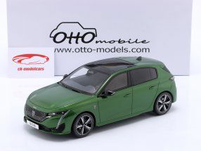 Peugeot 308 GT ano de construção 2022 azeitona verde 1:18 OttOmobile