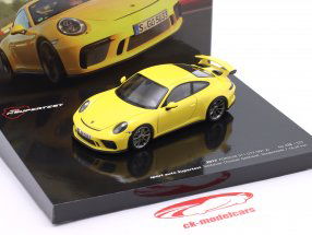 Porsche 911 (991.2) GT3 Test Nürburgring 2017 jaune 1:43 Minichamps