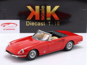 Ferrari 365 California Spyder year 1966 red 1:18 KK-Scale