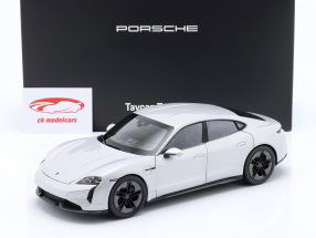 Porsche Taycan Turbo S (J1 PA) Anno di costruzione 2024 grigio ghiaccio metallizzato 1:18 Norev