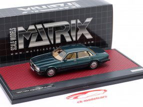 Jaguar XJR (J40) Año de construcción 1991-1995 azul metálico 1:43 Matrix
