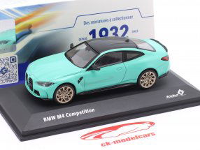BMW M4 (G82) Competition Año de construcción 2023 menta verde 1:43 Solido