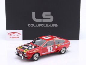 Alfa Romeo Alfetta GTV #3 3º Rallye Tour de Corse 1975 Andruet, Jouanny 1:18 LS Collectibles