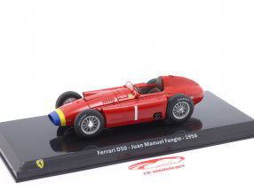 Juan Manuel Fangio Ferrari D50 #1 fórmula 1 Campeón del mundo 1956 1:24 Premium Collectibles